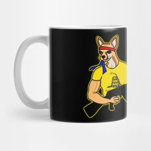 Tough Guy Chihuahua (Dark Shirt version) Mug